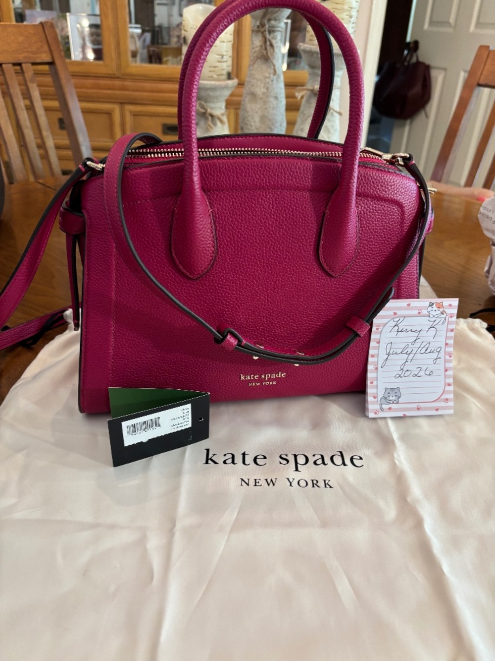 Kate Spade Knott Top Handle Renaissance Rose